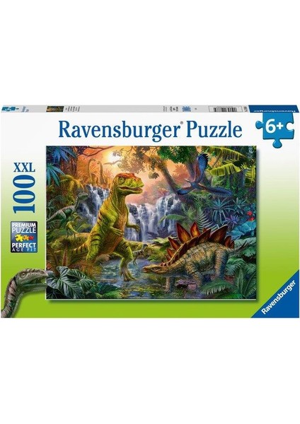 100 Parça Puzzle Dinozor Oasis 128884