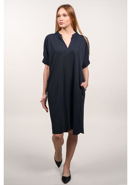 Alexandergardı Dik Yakalı Cepli Elbise (B21-4320) fiyatları