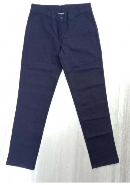 Başak Çocuk Giyim Canvas Kız Pantalon 48/56 Beden - Lacivert - 54