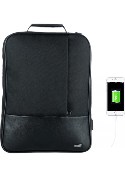15.6’’ USB Şarj Girişli Akıllı Omuz El ve Sırt Çantası