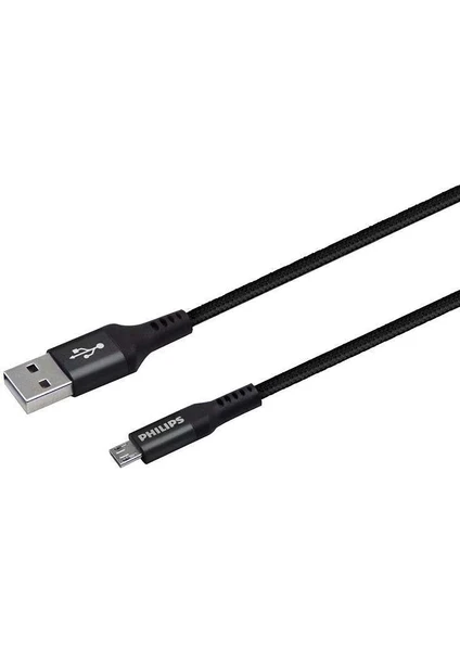 DLC5204U USB - Micro USB Örgü Şarj ve Data Kablosu 1.2m