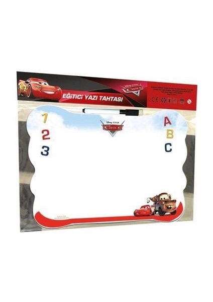 Cars Arabalar Eğitici Yazı Tahtası