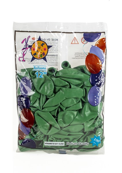 Hbk Balon Yeşil Balon 12 Inch 100 Adet Latex fiyatları