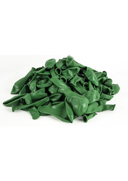 Hbk Balon Yeşil Balon 12 Inch 100 Adet Latex