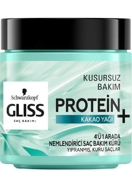 4'Ü 1 Arada Nemlendirici Saç Bakım Kürü - Kakao Yağı ile 400 ml