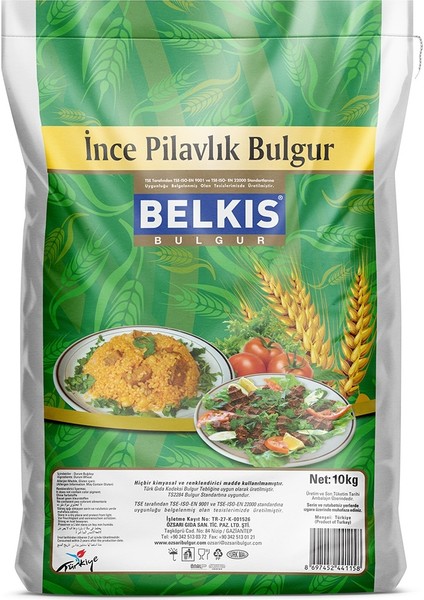 Ince Pilavlık Bulgur 10 kg