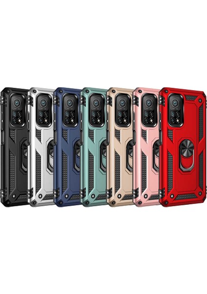 Xiaomi Mi 10T Pro 5G Kılıf Zore Vega Yüzük Standlı Zırh Kılıf fiyatları