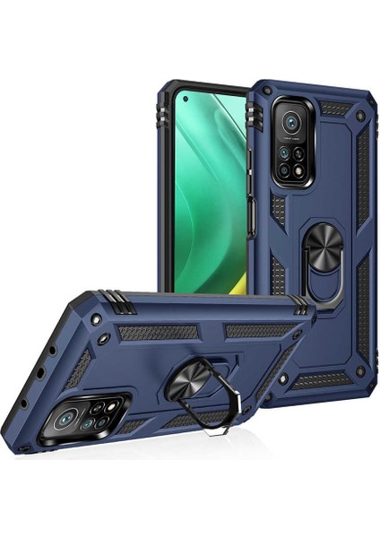 Xiaomi Mi 10T 5G Kılıf Zore Vega Yüzük Standlı Zırh Kılıf fiyatları