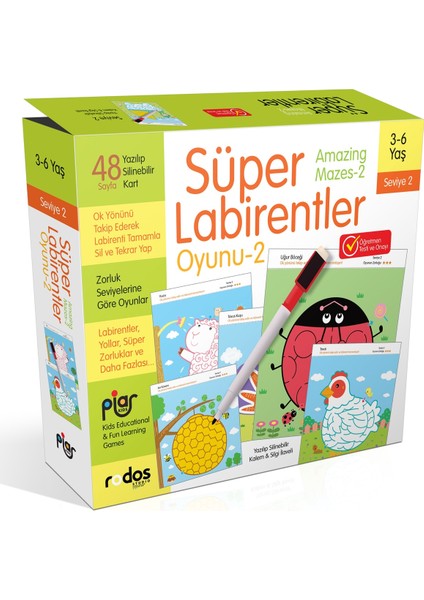 / Süper Labirentler Seviye 2 /3-6 Yaş