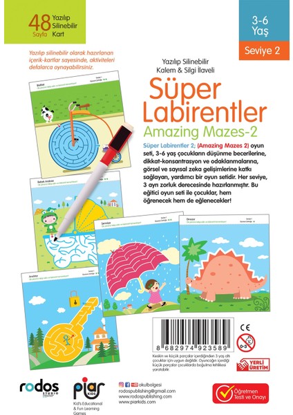 / Süper Labirentler Seviye 2 /3-6 Yaş fiyatları