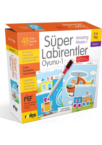 / Süper Labirentler Kutu Oyunu/ Seviye 1