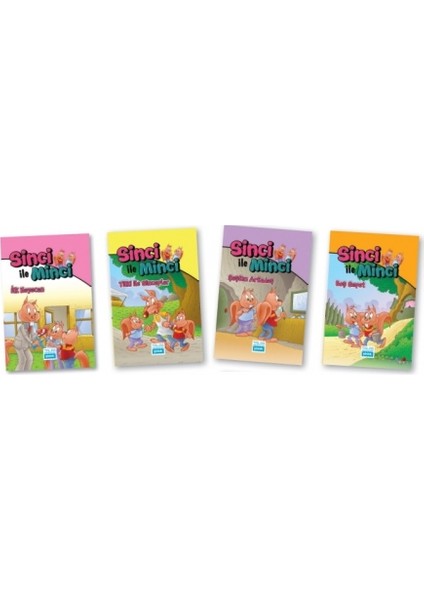 Sinci İle Minci Masal Seti / 8 Kitap/ İlkokul 1. Sınıflar İçin / Talas Çocuk fiyatları