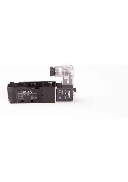4V110-06 1/8 5/2 Tek Bobin Valf 24 Dc