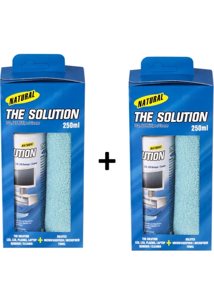 The Solution Ekran Temizleme Seti – 250 ml  Temizleyici - 2 Adet