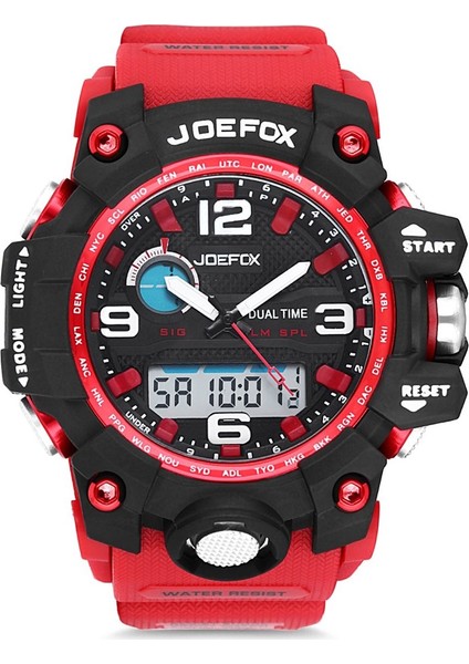 Dinamiksaatplus Joefox Marka Saat (Kırmızı)