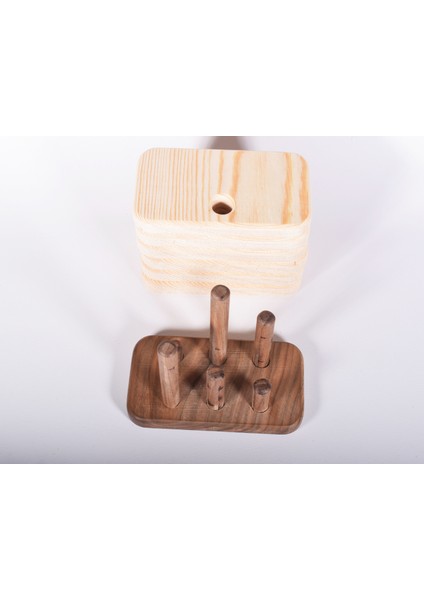 Ahşap Bultak Delikli 1-6 Sayılar Doğal Ahşap Eğitici Oyuncak fiyatları