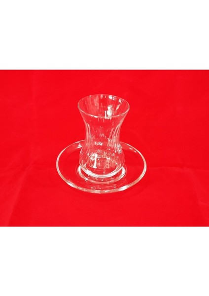 Dilek 12'li Çay Seti - 6 Çay Bardağı + 6 Çay Tabağı