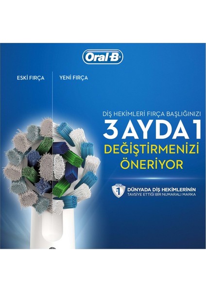 Diş Fırçası Yedek Başlığı Cross Action 12 Adet (3pk*4) modelleri