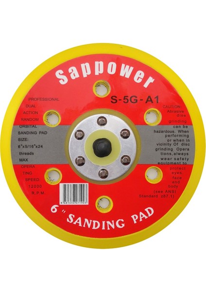 Sap Power 125MM Orbital Zımpara Tabanı/pedi