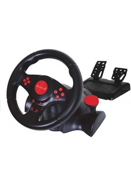 Oyuncu Direksiyon Seti Ps3/ Ps2/ Pc Titreşimli Direksiyon Avenger FT-093