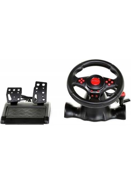Oyuncu Direksiyon Seti Ps3/ Ps2/ Pc Titreşimli Direksiyon Avenger FT-093
