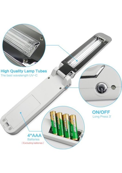 Rnd Mini Uv-C Taşınabilir Katlanabilir Dezenfeksiyon Cihazı