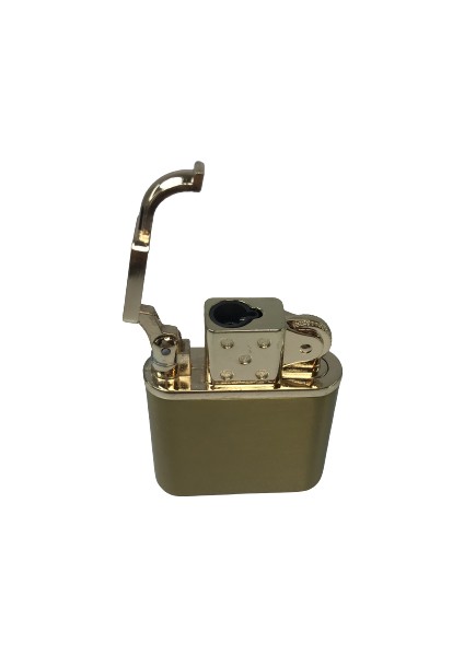 Ibikli Gazlı Metal Turbo Çakmak Gold