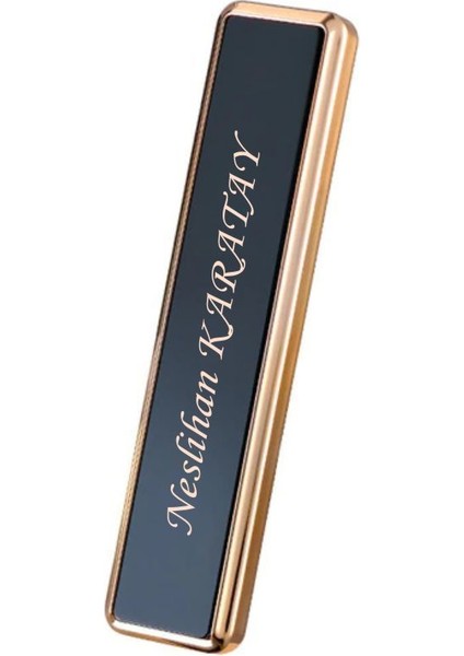 Isim Yazılabilir USB Şarjlı Alevsiz Çakmak