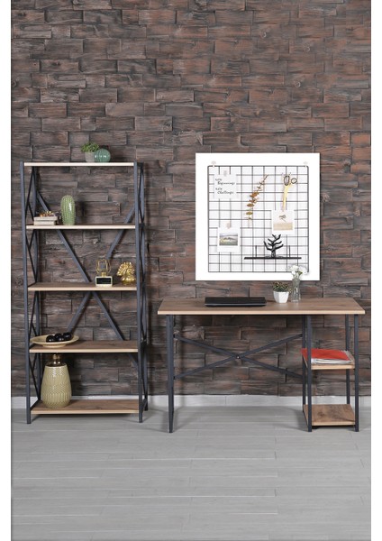 Çalışma Masası Kitaplık Özel Set