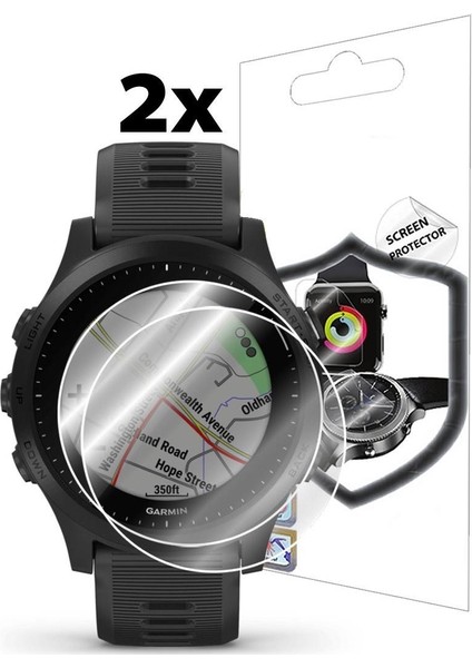Garmin Forerunner 945 Watch Ekran Koruyucu (2 Adet)