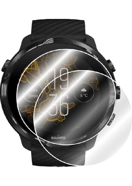 Suunto 7 Gps Spor Akıllı Saat Ekran Koruyucu 2 Adet