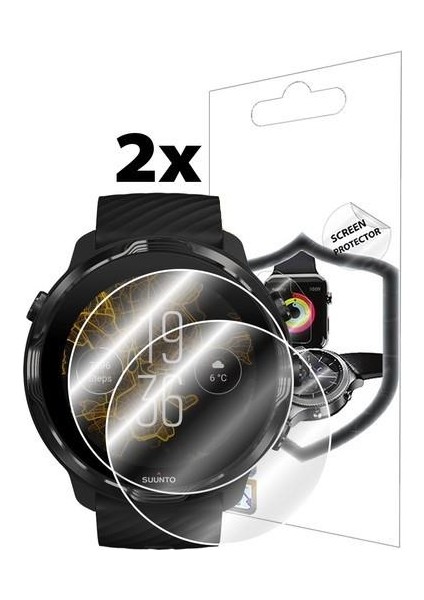 Suunto 7 Gps Spor Akıllı Saat Ekran Koruyucu 2 Adet