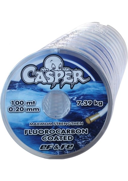 Casper Fluorocarbon Hayalet Misina 100M 0.14MM