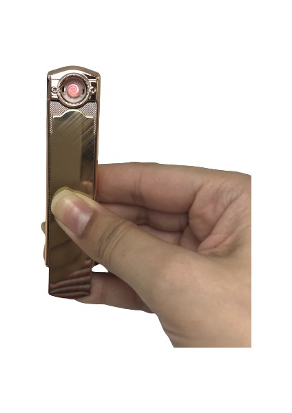 Alevsiz USB Şarj Edilebilir Çakmak Şarjlı USB Kızaklı Çakmak