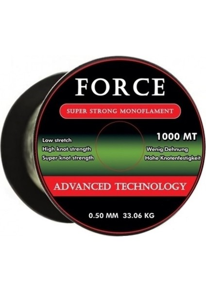 Misina Force 1000 Mt. Bobin (Yeşil) 0.35MM