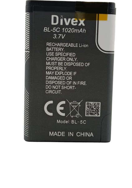 Nokia Bl-5c Batarya 1020 Mah