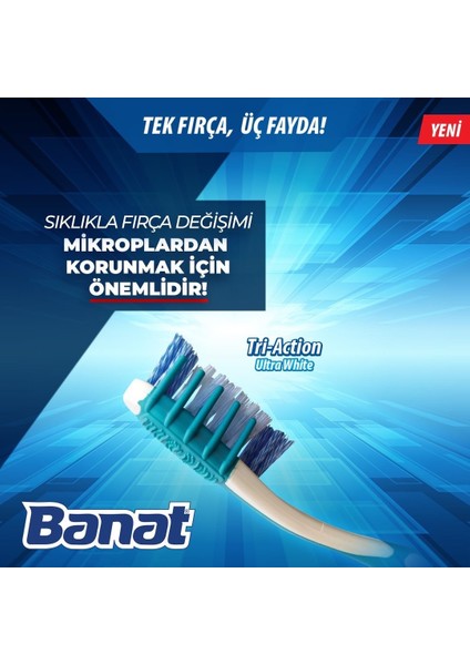 Tri-Action Ultra White Diş Fırçası