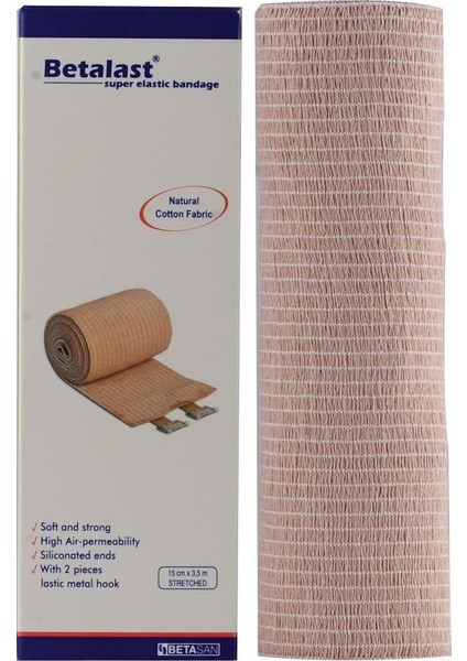 Betalast B5351 Süper Elastik Bandaj 15CM x 3,5m