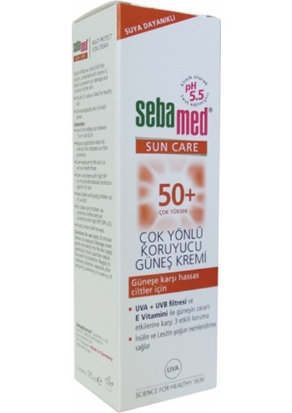 Sun Care Çok Yönlü Koruyucu Güneş Kremi SPF50 75 ml