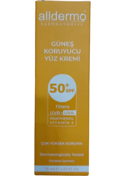 Güneş Koruyucu Yüz Kremi SPF50 75 ml