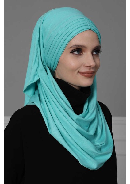 Aishas Design Pileli Tasarım Pratik Penye Şal