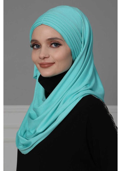 Aishas Design Pileli Tasarım Pratik Penye Şal