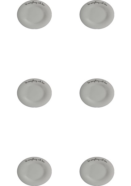 Hope Düz Tabak 27cm 6'lı 04LFH000473