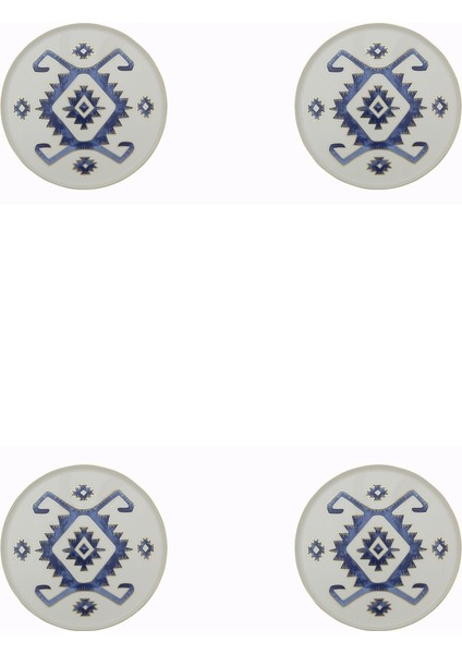 Arabesque Desen Düz Tabak 27cm 4'lü 04ALM006003