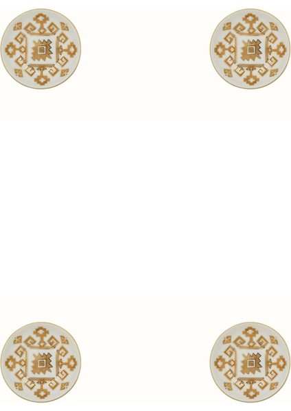 Arabesque Desen Mini Kase 10cm 4'lü 04ALM006031