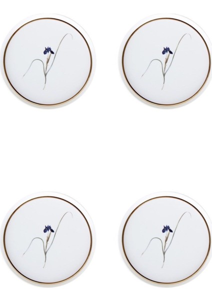 Botanical Desen Düz Tabak 21cm 4'lü 04ALM005044