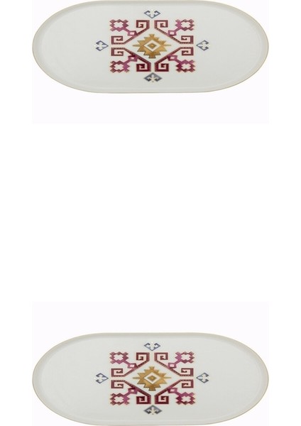 Arabesque Kayık Tabak 32cm 2'li 04ALM006015
