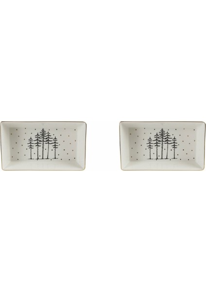 Forest Kahvaltı&Meze Tabağı 19cm 2'li 04LFH000449