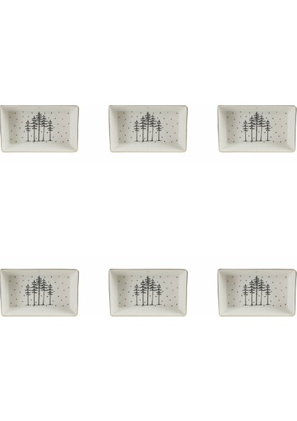 Forest Kahvaltı&Meze Tabağı 19cm 6'lı 04LFH000449