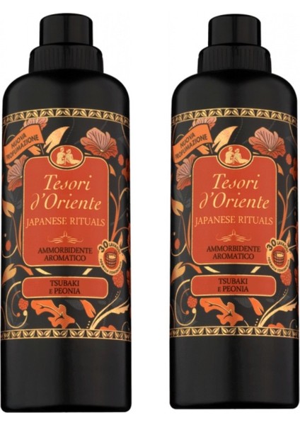 Japanese Rituals Tsubaki ve Şakayık Çamaşır Yumuşatıcı 750 ml x 2 60 Yıkama